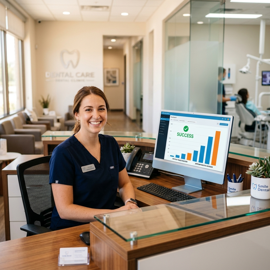 Case study of dental practice booking 150 appointments with voice AI