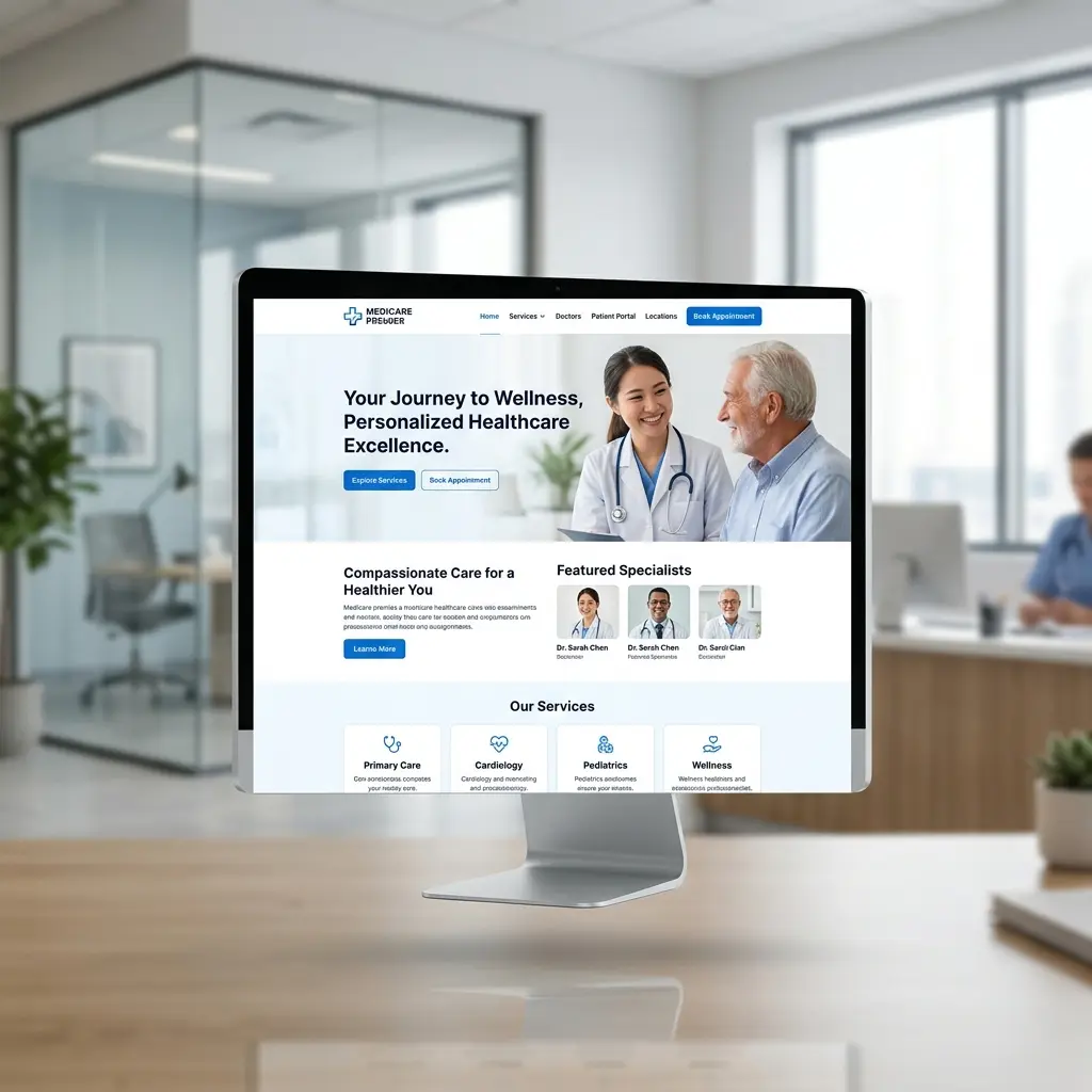 Healthcare Website Design Preview