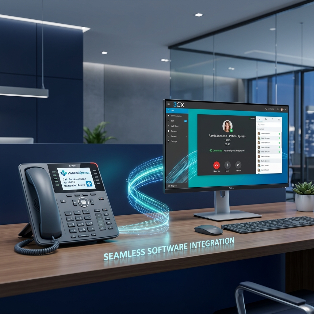 PatientXpress and 3CX Professional VoIP Integration