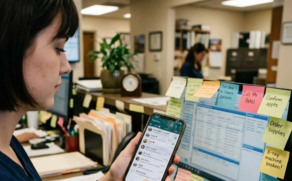 Risky Mix of Personal and Professional Communication on Staff Smartphone