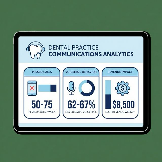 Call handling statistics across PatientXpress dental practices